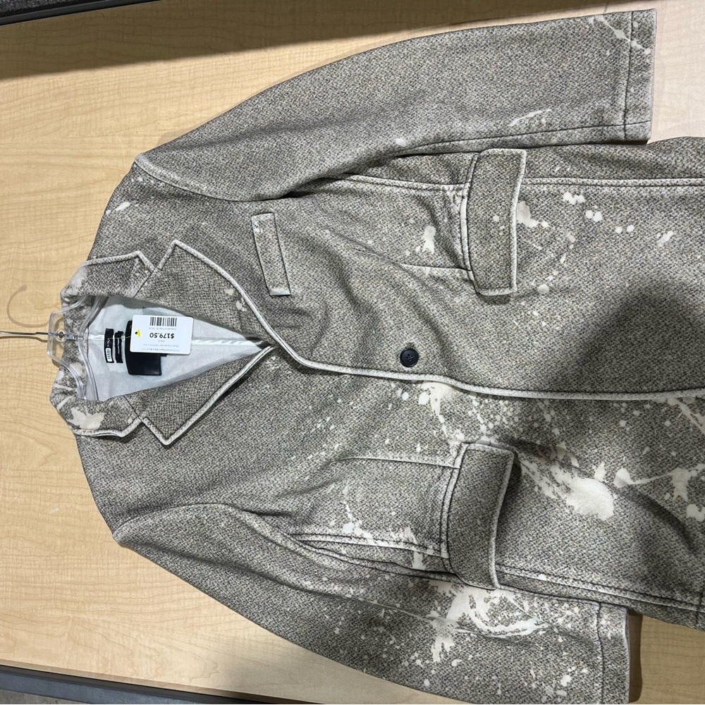 R13 Gray and White Blazer